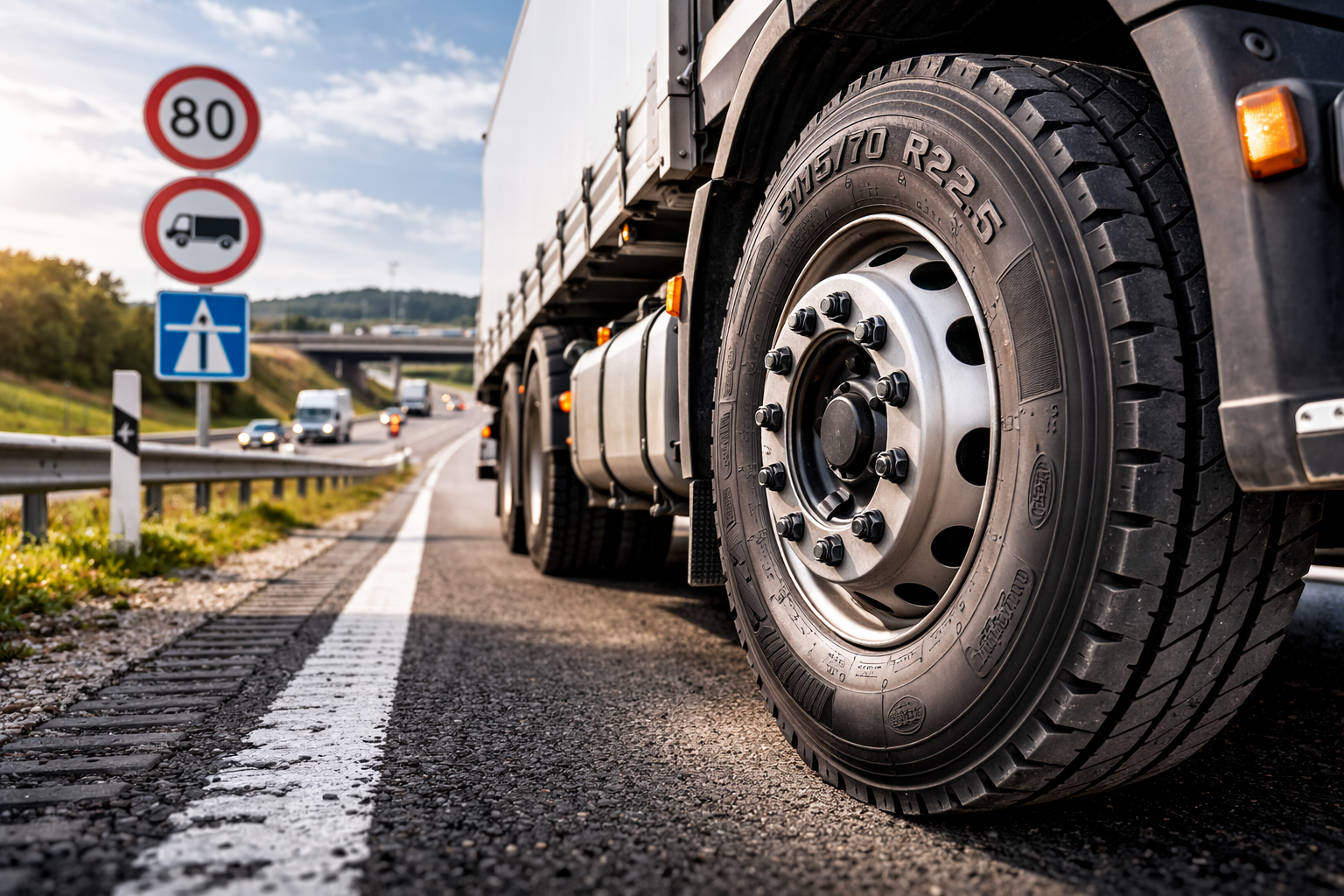Réglementation pneus poids lourds en France : ce que dit la loi
